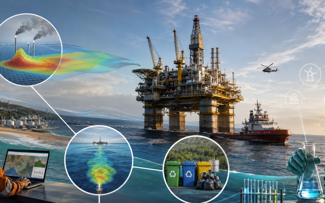 We are pleased to share that 𝐁𝐨𝐧𝐠𝐬 𝐏𝐫𝐚𝐲𝐮𝐤𝐭𝐢 𝐈𝐧𝐭𝐞𝐫𝐧𝐚𝐭𝐢𝐨𝐧𝐚𝐥 𝐏𝐯𝐭. 𝐋𝐭𝐝. (BPIPL) is currently engaged in conducting an 𝙀𝙣𝙫𝙞𝙧𝙤𝙣𝙢𝙚𝙣𝙩𝙖𝙡 𝙄𝙢𝙥𝙖𝙘𝙩 𝘼𝙨𝙨𝙚𝙨𝙨𝙢𝙚𝙣𝙩 (𝙀𝙄𝘼) study for the proposed offshore drilling activity at Bunduq Oil Field project. The assignment encompasses comprehensive environmental baseline review and reporting. As part of the study, air dispersion modelling (𝐮𝐬𝐢𝐧𝐠 𝐀𝐄𝐑𝐌𝐎𝐃) and effluent discharge modelling (𝘂𝘀𝗶𝗻𝗴 𝗖𝗢𝗥𝗠𝗜𝗫) are being undertaken to evaluate potential environmental impacts and support effective mitigation planning. The scope also includes development of sustainable waste management strategies aligned with applicable environmental regulations and industry best practices. Through this engagement, BPIPL continues its commitment towards delivering scientifically robust and sustainable environmental solutions for the oil and gas (O&G) sector.